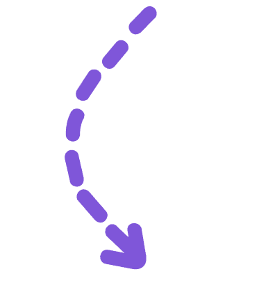 Step flow arrow