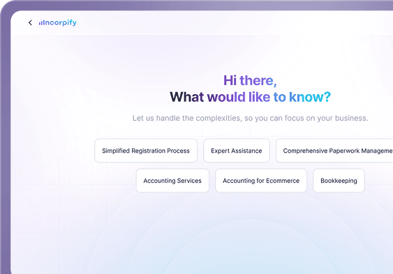 Incorpify platform preview